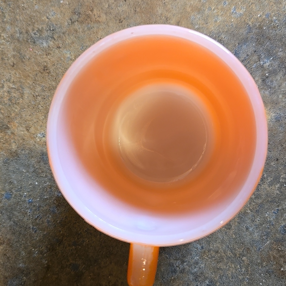 Vintage Anchor Hocking Orange Mug - Picture 4 of 9